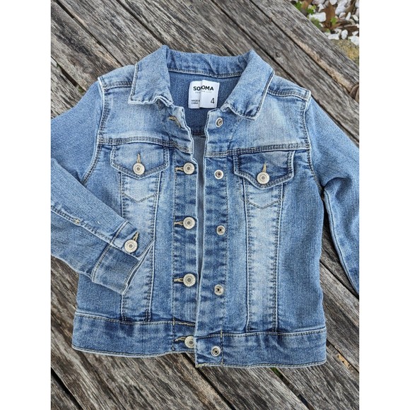 Jean Jacket kids size 4 like new! - Picture 2 of 4